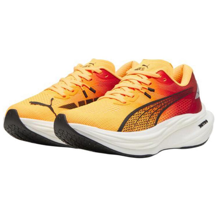Puma Deviate Nitro 3 Fade Pack - женские кроссовки Sun Stream желтые Sunset-Glow White 310475-01