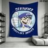 SMG4 Wall Tapestry Aesthetic Wall Hanging Printed Fabric Blanket Decorative Tapestries for Bedroom Living Room Home Decor