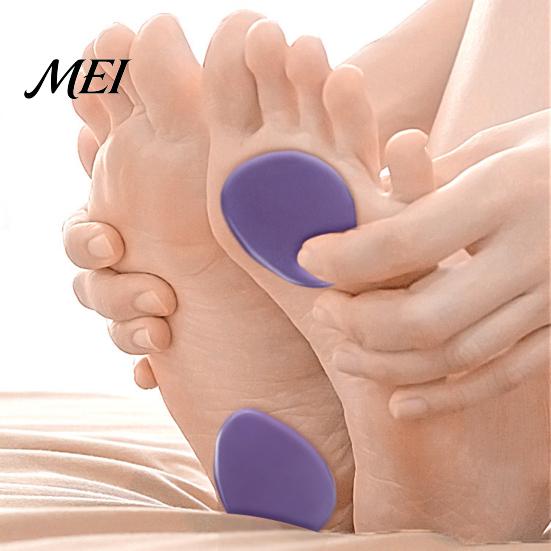 Self-adhesive Gel Pad 1 Pair Forefoot Pads for High Heels, Soft Cushion Inserts Ball Non-slip Shoe Insert of Foot, Metatarsal Pressure Relief,