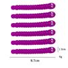 Non-Toxic 5Pcs Colored Caterpillar Pull Worm Noodle Fidget Toy Stretch String Tpr Rope Anti Stress String Stress Relief Autism Vent Toys