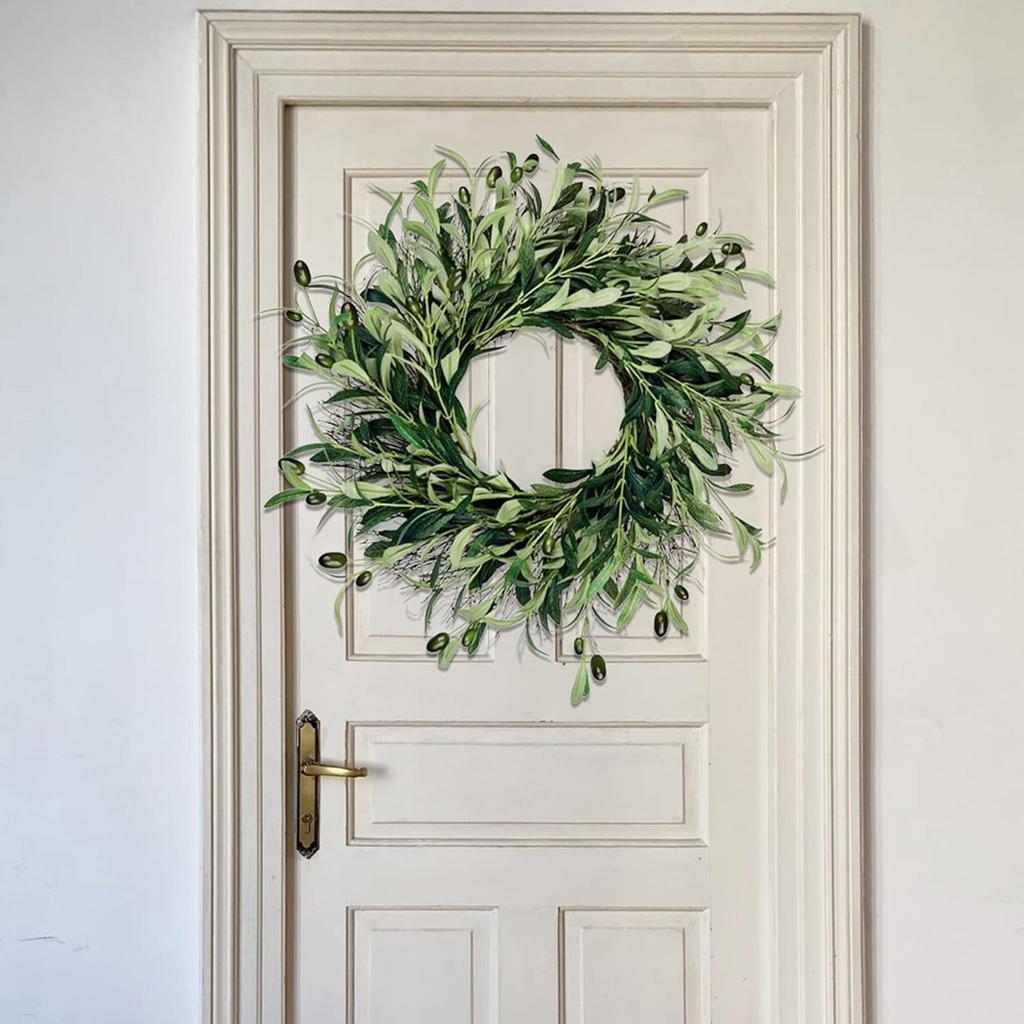 Simulation Olive Wreath Home Decoration Front Door Wall Hanging