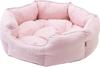 Круглая премиальная атласная лежанка для питомца 168-6165A2