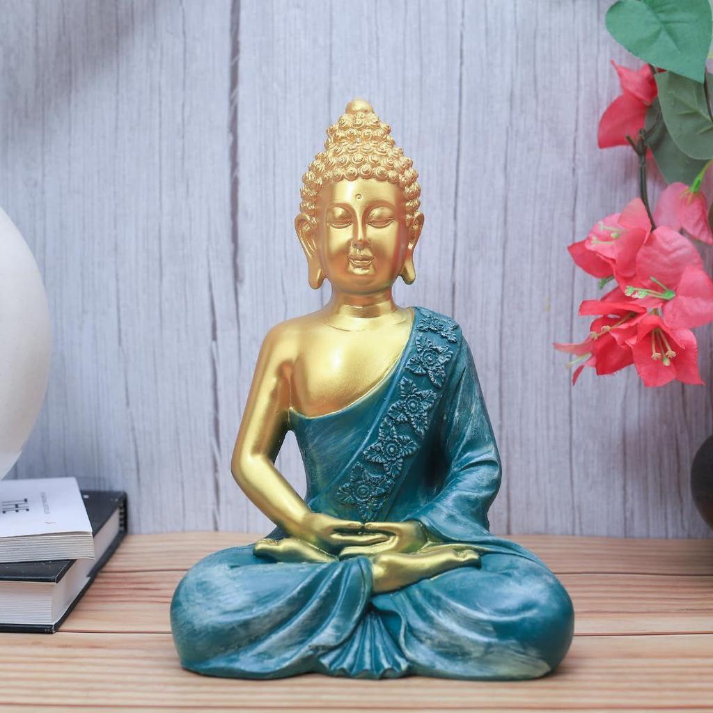 Полимраморная статуя медитирующего Будды/Будды/Гаутамы Будды, статуэтка лорда/идола/мурти, подарочные товары, экспонат для домашнего декора, последние новости
