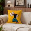 Classic Popeye the Sailor Cushion Cover Cushion Cover Set 4Pcs 50x50 45x45 40x40 Pillowcase Decorative Sofa Home Decor