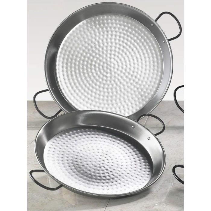 Plat à paella en métal Ø 60 cm