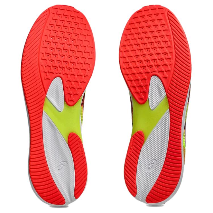 Asics Hyper Racer Модные Удобные Низкие Кроссовки для Бега на Длинные Дистанции Мужские кроссовки Желтые 1093A233-750