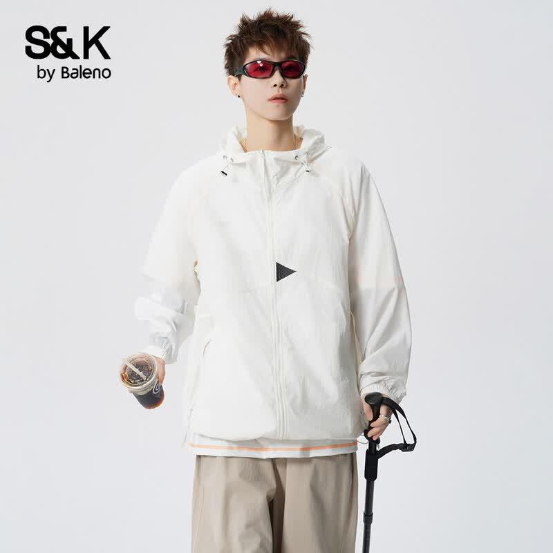 Мужская легкая куртка с капюшоном для защиты от солнца серии S&K от Baleno