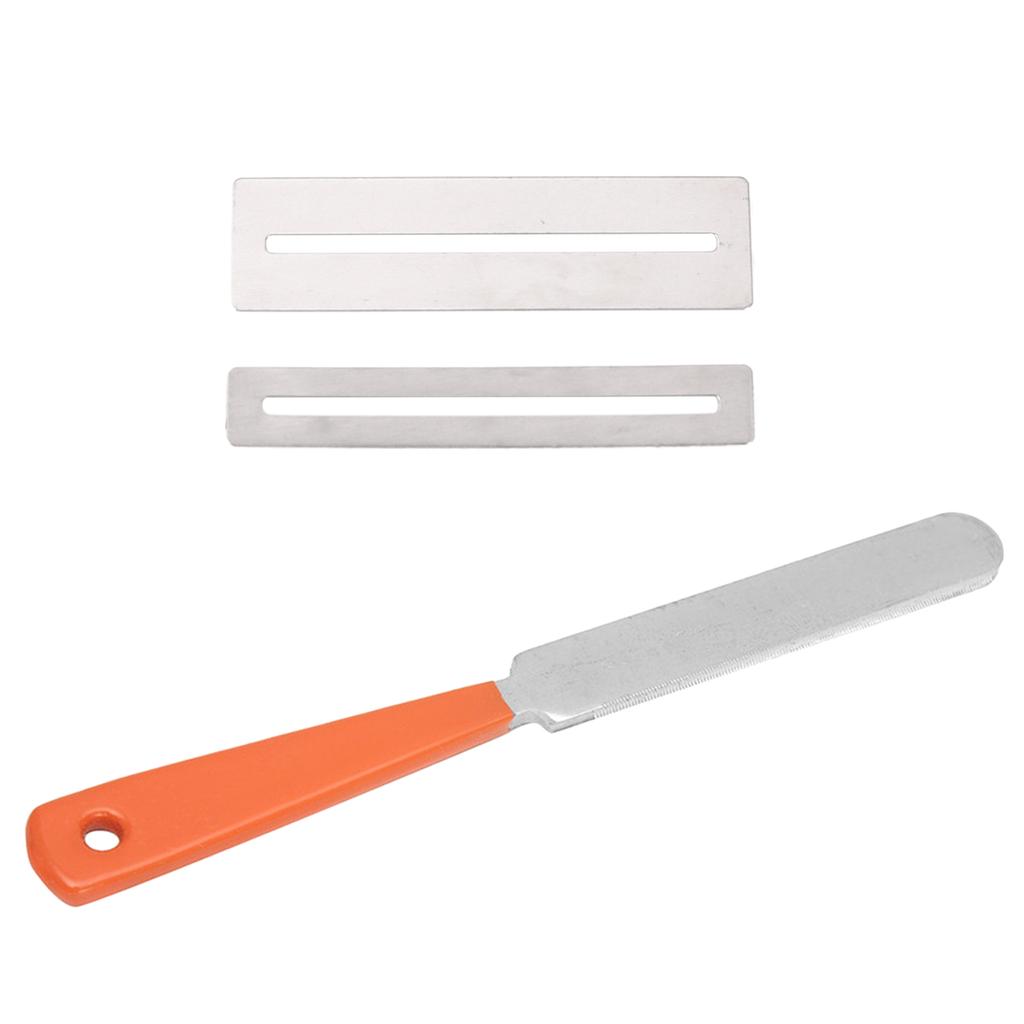 Инструмент для заточки гитары с защитной прокладкой, напильник для ладов из нержавеющей стали, профессиональный выравниватель для напильников для ладов