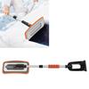 Car Snow Scraper, Aluminium Alloy Snow Brush With Detachable Ice Scraper Portable Winter Snow Remover For Cars & SUVs