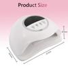 320W 10S Quick Dry Nail Gel Polish Home Salon Nail Dryer Lamp Automatic Infrared Sensor Manicure Device UV LED Nail Lamp