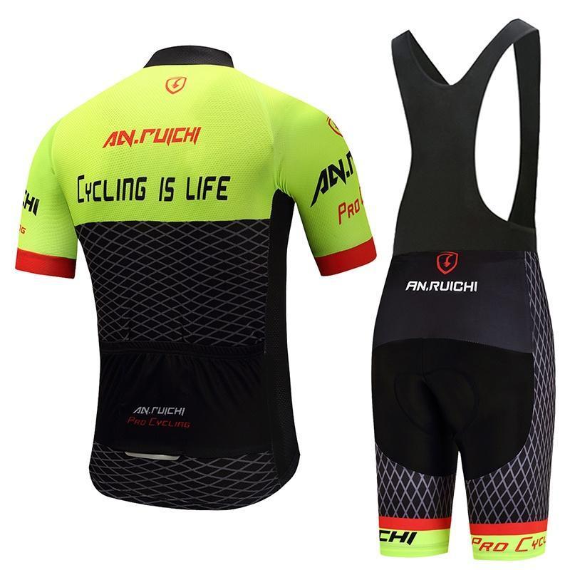 Профессиональный летний короткий комплект одежды для езды на велосипеде, мужские спортивные трикотажные костюмы