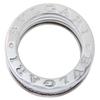 Bvlgari Кольцо B-Zero1 Be zero one 4 полосы розовое K18 белое золото/гранат #3.9(Наш размер) 12,6 г Женское Б/У