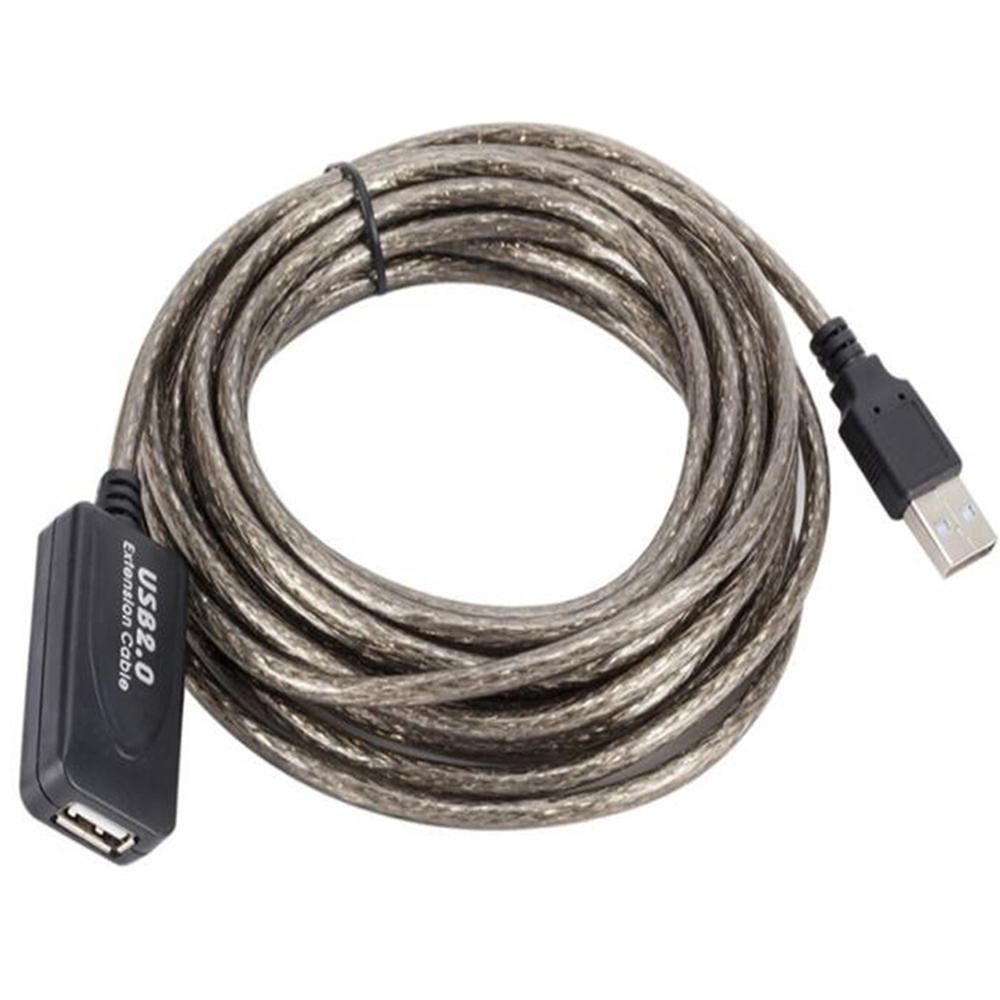3M 5M 10M 15M 20M 25M 30M USB 2.0 Удлинительный кабель Папа-Мама Активный повторитель Удлинитель для беспроводной сетевой карты USB-адаптер Кабель