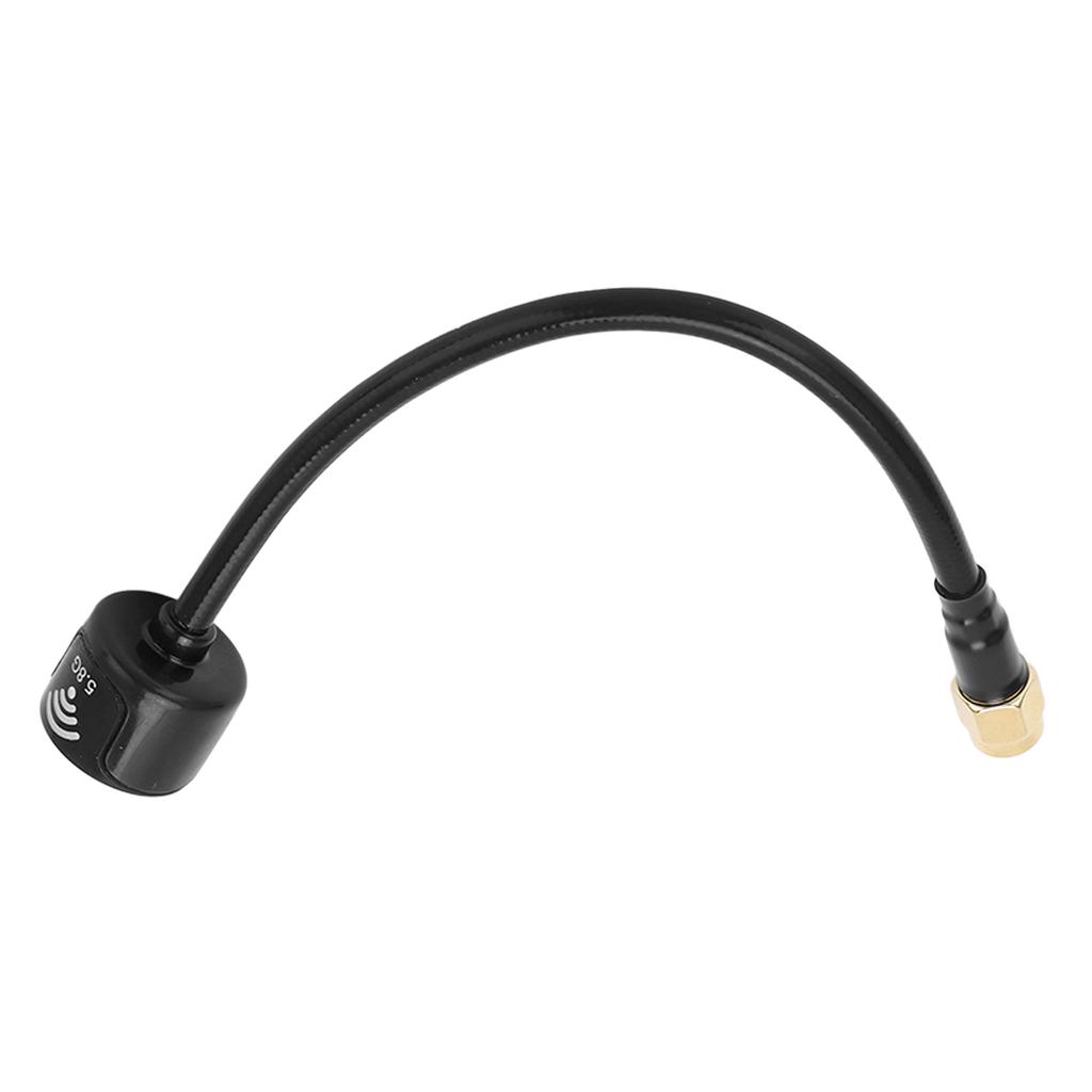 Антенна для FPV дрона 5,8 ГГц 155 мм 2,5 дБи с внутренним отверстием RPSMA для RC FPV машины(черный )