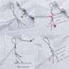 Jellyfish Phone Chains Lily Of The Valley Tassel Phone Lanyard For Girls Sweet Cute Keychain Y2K Style Phone Strap