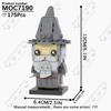 MOOXI Король Колец Фильм Око Саурона Дракон Brickheadzed Фигурка Набор Строительных Блоков Модель MOC Кирпичный Набор DIY Игрушки Для Детей Подарки