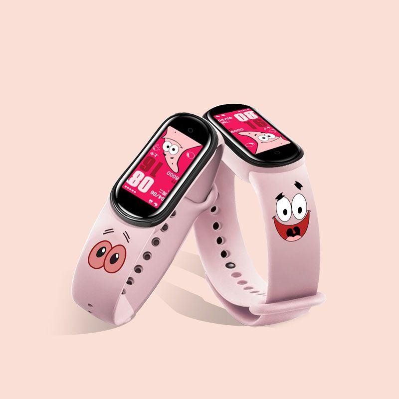 Силиконовый ремешок для Xiaomi Mi Band 3/4/5/6 Регулируемый и удобный браслет для спорта