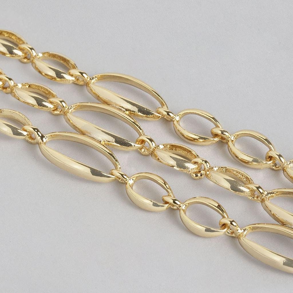 Fashion Women's Gold Plated Bracelet Estele Multi Bubble