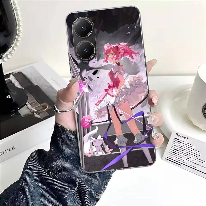 Мягкий чехол для телефона Madoka Magica для Xiaomi Redmi 15C 15 13C 13 Poco X5 X6 X7 F7 Ultra M7 12C 12 10 10C 9C 9A 9T 9 Fundas Poc