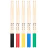 1 Pair 5A Maple Drumsticks Professional Wooden Percussion Accessories Multiple Colours Drum Mallets Musical Instrument Part