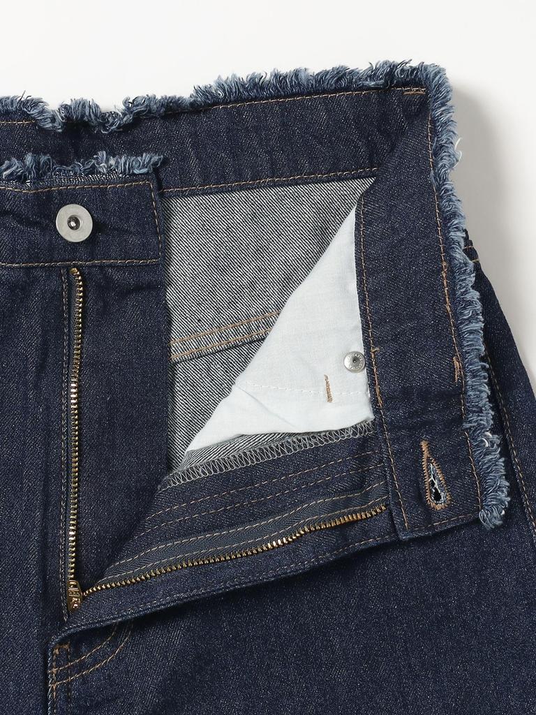 Pants Tapered Denim Pants NAVY M [Beams Heart] Women's