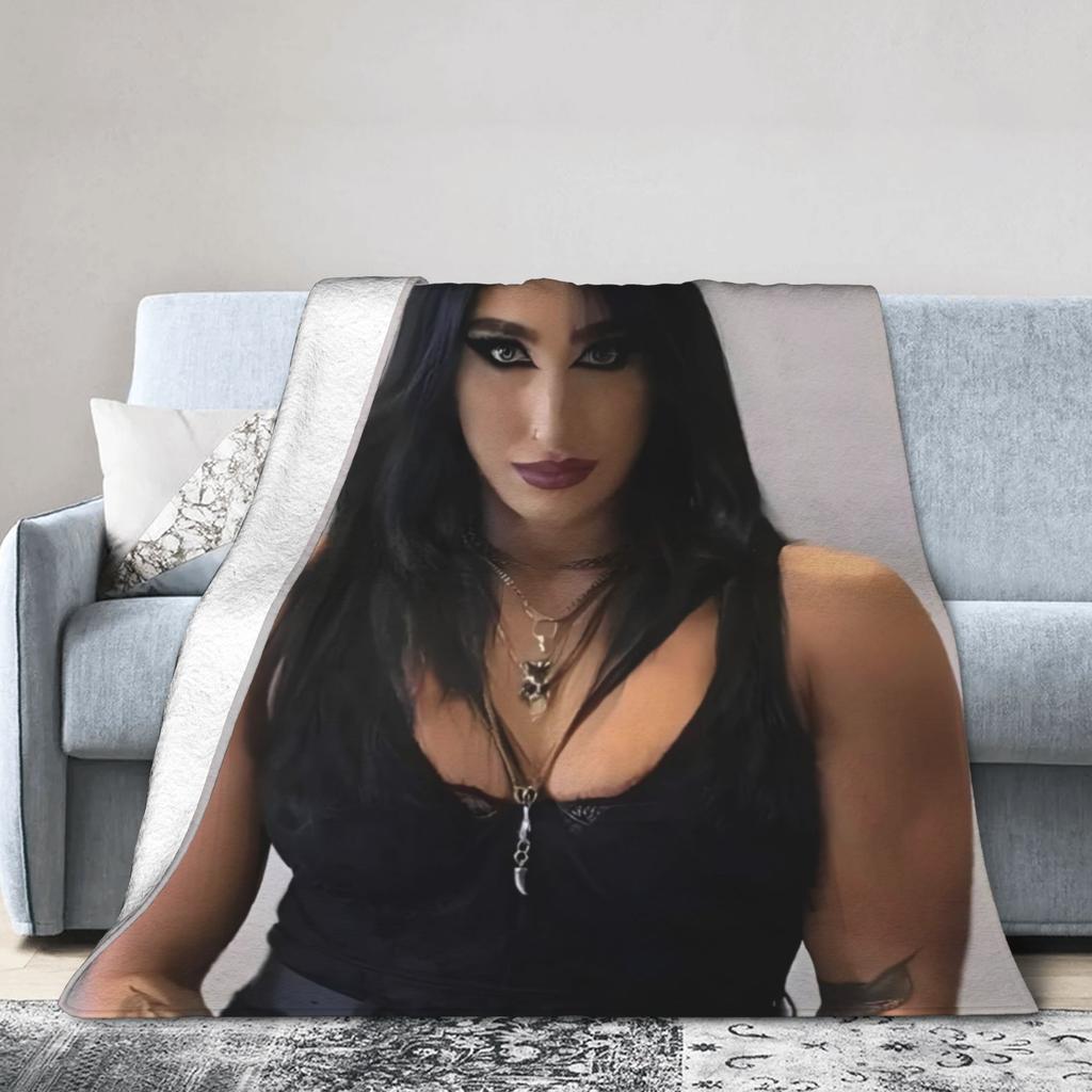 Теплое Мягкое ОдеялоДетское Одеяло для Путешествий на Самолете Rhea Ripley Мультяшное Искусство Плед Фланелевое Покрывало для Спальни Пушистое Покрывало для Дивана-Кровати