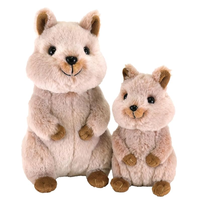 SunLemon Fluffies Средняя Квокка BR 12 x 22 x 23.5см Плюшевая Игрушка Милая Зоопарк Квокка Валлаби P-1433
