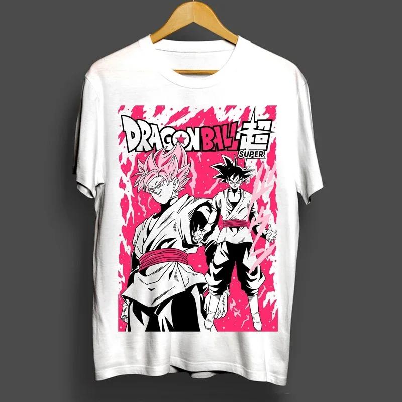 Dragon Ball Z Мужские Женские Мужские Футболки Сон Гоку Веджета Оверсайз 100% Хлопок Одежда Смешная Футболка с Коротким Рукавом Круглый Вырез Новое Поступление Футболки