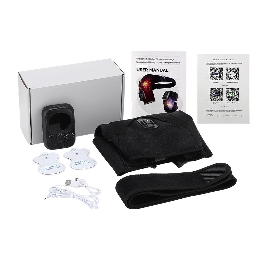 Heated Shoulder Brace Adjustable Heating Shoulder Pad Unisex Heat Therapy Shoulder Massager Wrap for Frozen Shoulder Pain Relief