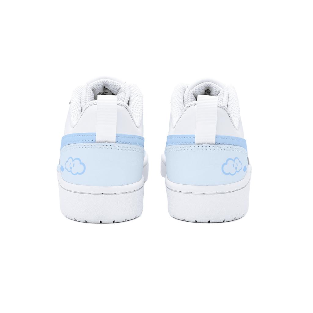 Nike Court Borough Cloud Yarn Pu Low top Skateboard Shoes Unisex Light Blue BQ5448-100(team1427-)