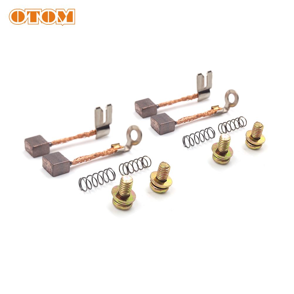 Motorcycle Starter Motor Carbon Brush Set For YAMAHA YZ250F YZ450FX WR250F WR250FK WR450F Repair Clean Wire Terminal Accessories