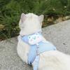 with Leash Set Cat Traction Vest Rope Adjustable Pet Walking Leash Dog Harness  for Cat Kitten