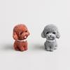 Cute Simulated Dog Figurine Resin Dog Ornament Car Accessories Dog Animal Model  Garden Decoration
