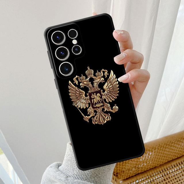 Силиконовый чехол для телефона Samsung Galaxy S20 Fe S22 Plus S21 S10e S10 S9 S23 Ultra 5g S8 S7 Россия, российские флаги, эмблема