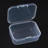 2Pcs Transparent Storage Box Square Small Items Case Packing Boxes Jewelry Beads Container Sundries Organizer Fishing Tools