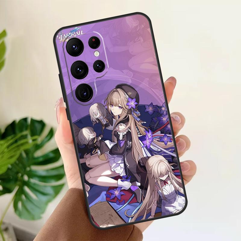 Мягкий чехол Honkai Star Rail для Samsung Galaxy S25 Ultra S21 S22 S23 S24 Plus S9 S10 S20 FE S24 FE