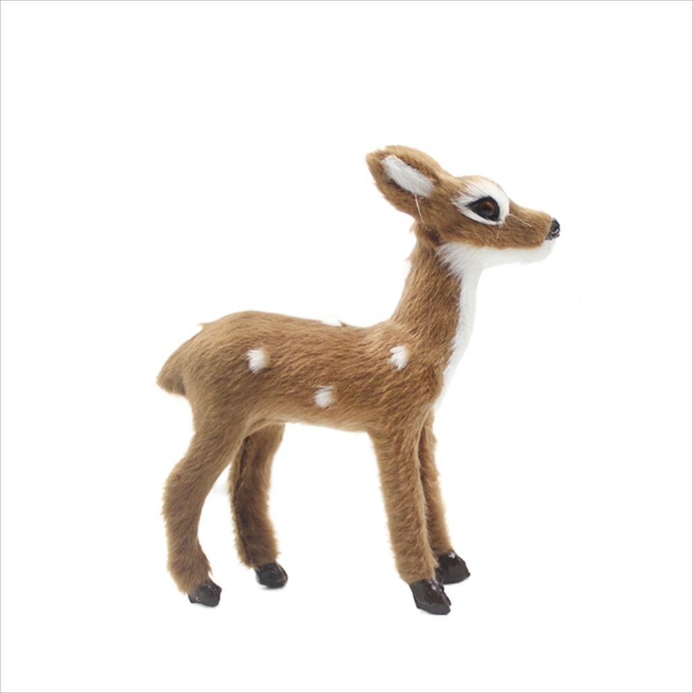 Garden Miniatures Artificial Deer Deer Ornaments Christmas Deer Animal Sika Deer Simulation Deer