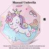Umbrella Unicorn Princess Crown Cute Automatic Umbrella Portable Anti-rebound Design Reflective Stripe Design Gift Umbrella