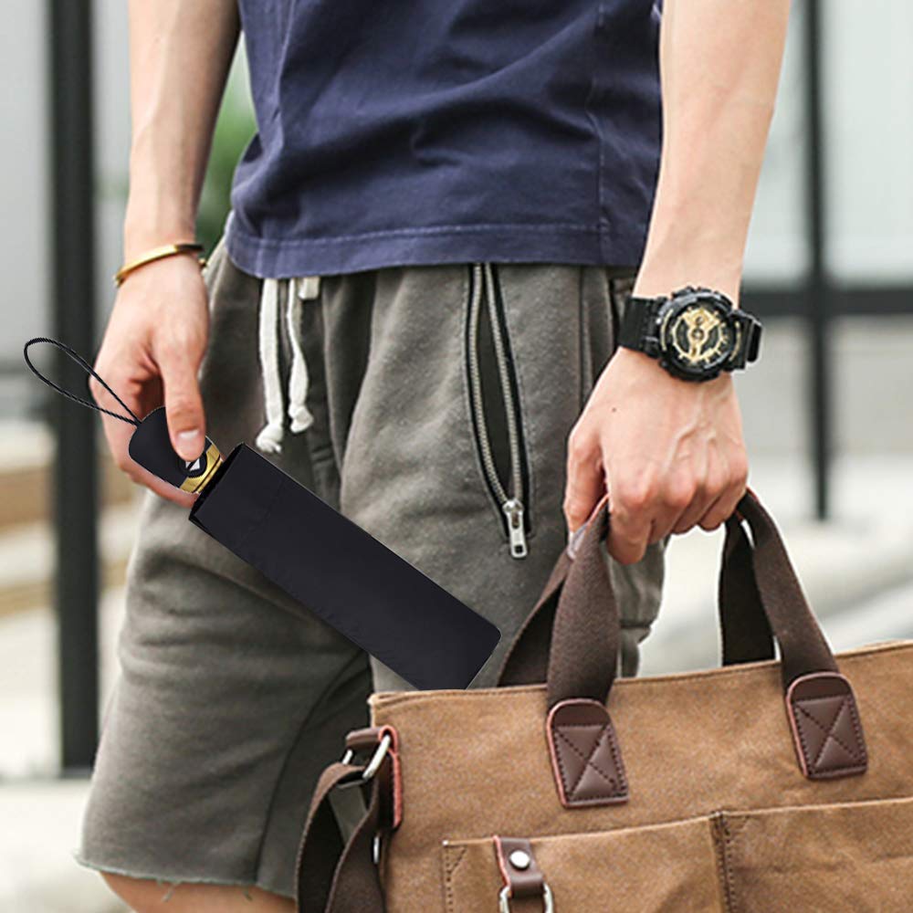 Складной автоматический УФ-зонт, полностью складной, с УФ-водой, как для солнечной, так и для дождливой погоды, удобный для хранения, подарочный зонт на день, одним нажатием открывается/закрывается,