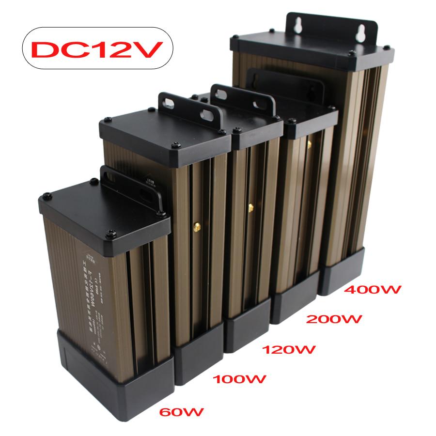 Алюминиевый адаптер питания DC 12V 24V 5A 8A 10A 15A 20A с защитой от дождя