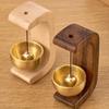 New Wooden Wind Chimes Wireless Doorbell Entrance Door Bell Decorative Wind Bell for Home Opening Hanging Decorations