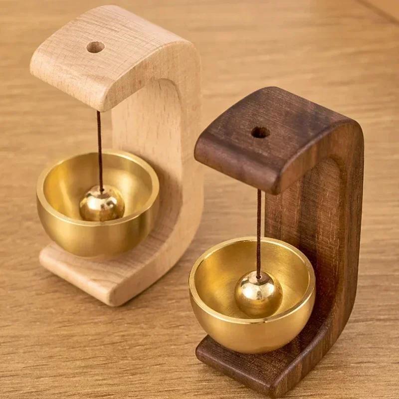 New Wooden Wind Chimes Wireless Doorbell Entrance Door Bell Decorative Wind Bell for Home Opening Hanging Decorations