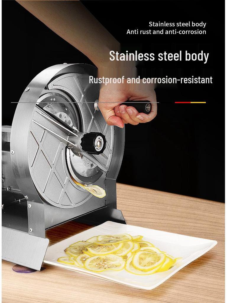 Ручная электрическая slicer из нержавеющей стали для фруктов и овощей