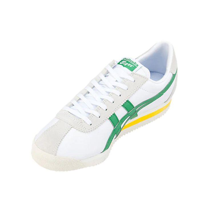 ONITSUKA TIGER Кроссовки унисекс Tiger Corsair Green Белые 1183A357101