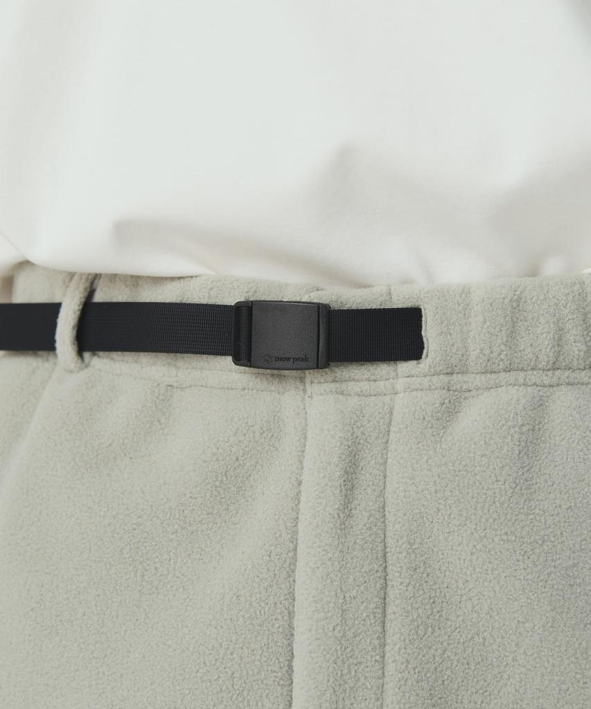 Snow Peak Fleece Pants and Size L Water-Repellent PA-25AU017, Men's Women's, Black,