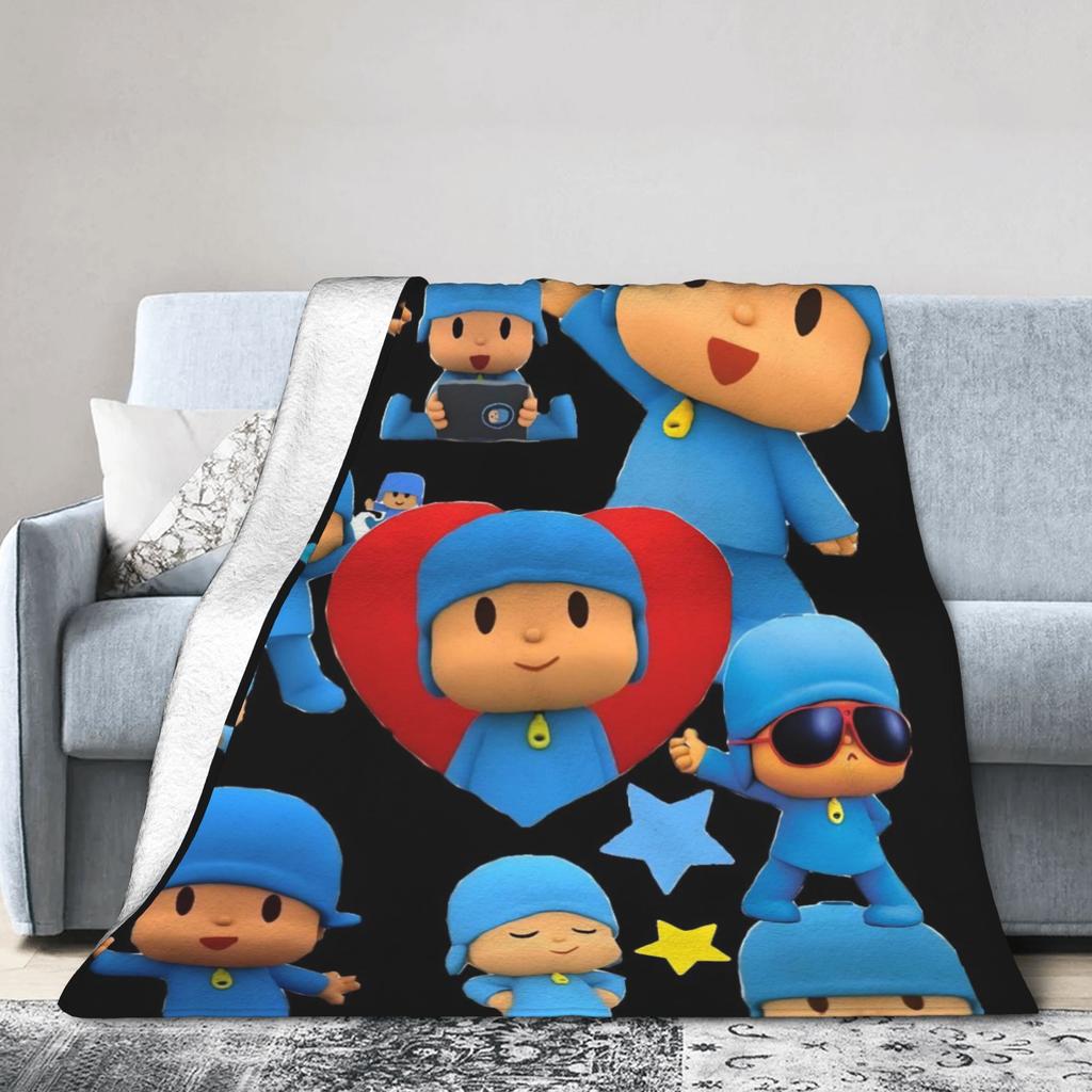 P-POCOYO Элли Плюшевое одеяло Детское Фланелевое плед для дивана кресла кровати Теплое мягкое На заказ DIY Качество Покрывало