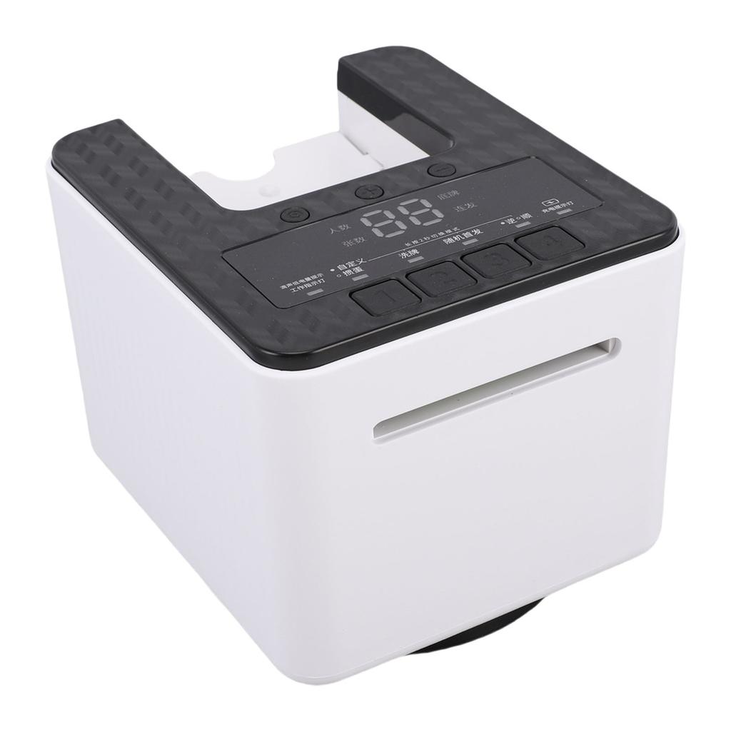  Automatic Card  r and Dler, 2 in 1 Eletric Shuffling and Dling NaMachine for 1 to 2 Decks, 360 Rotating Cards Dispenser Rechargble for Poker Ga