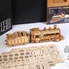 Делюкс 3D Деревянный Пазл Поезд Игрушка - Образовательная Сборная Своими Руками Орнамент