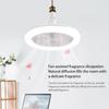 Smart Silent Ceiling Fan E27 Converter Base Aroma Ceiling Fan LED Light Fan with Remote Control and Lighting for Bedroom Kitchen