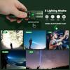 3 LED Super Bright Mini LED Flashlight 2000LM Portable EDC Torch TYPE-C Rechargeable IP68 Camping Lantern with Power Display